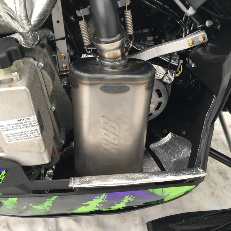 2018-2024 Arctic Cat M / XF / ZR 8000 C-TEC2 / Alpha One / Riot 8000 Quiet Muffler - Image 3