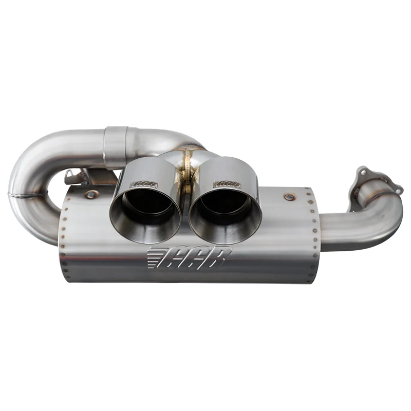 2020-2025 Polaris RZR Pro XP/XP4 Turbo Center Exit Sport Pro Dual Tip Muffler - Image 14