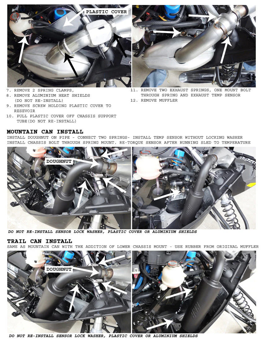 2019-2023 Ski-Doo Gen 4 600R E-TEC Mountain Muffler - Image 12