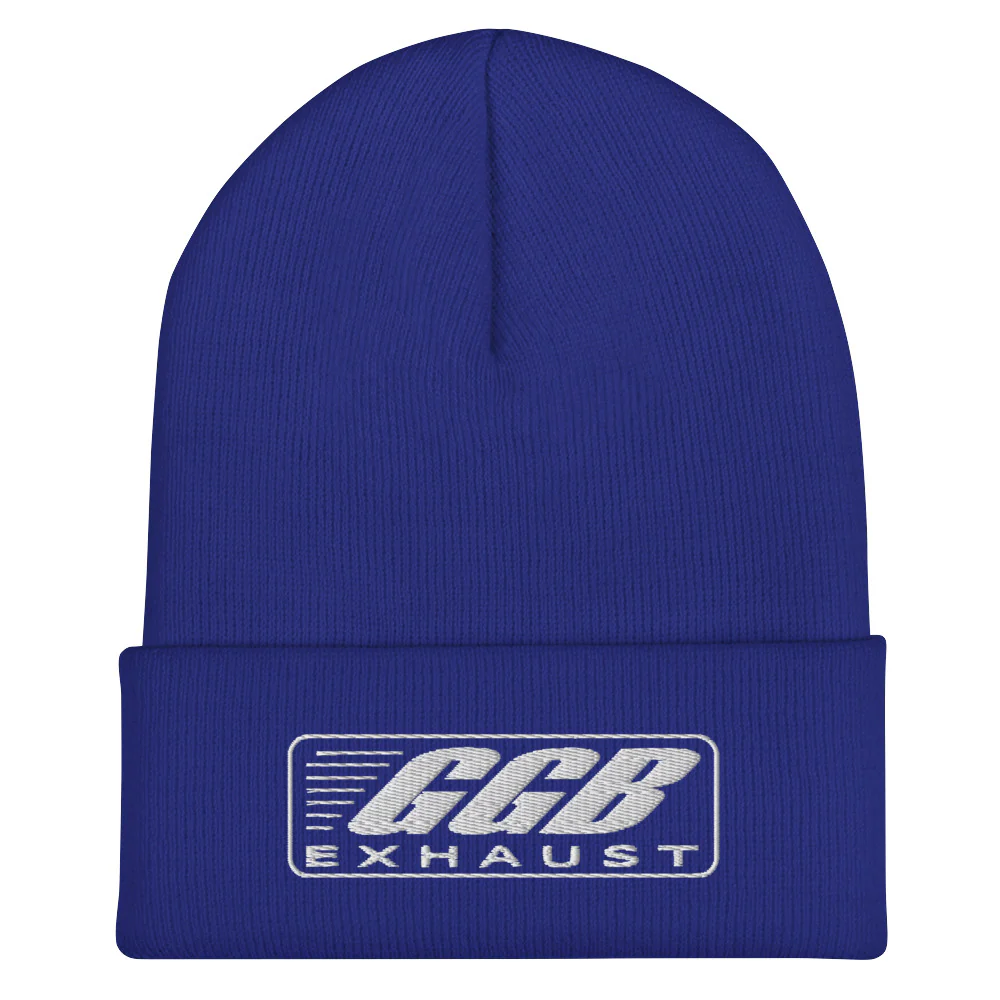 GGB Cuffed Beanie White Logo - Image 5